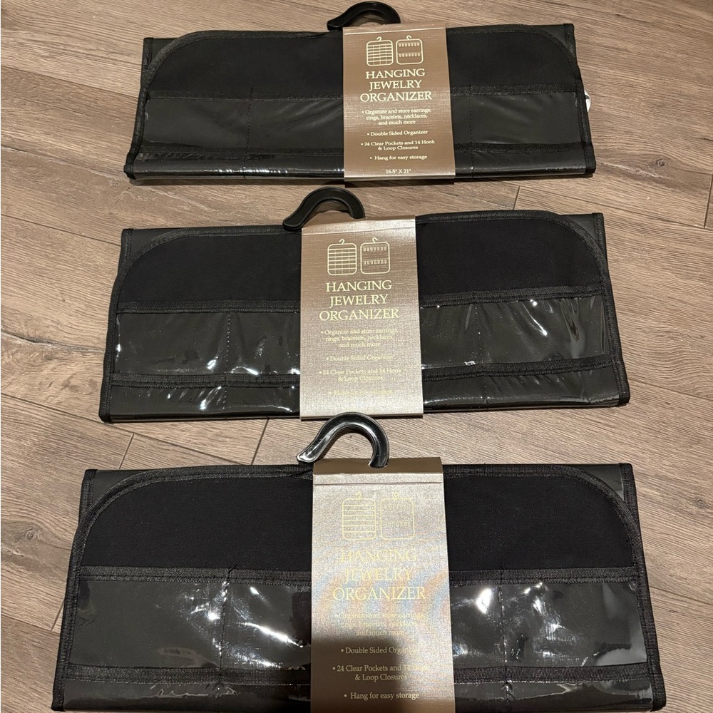Solutions Hanging Jewelry Organizer 3 PK